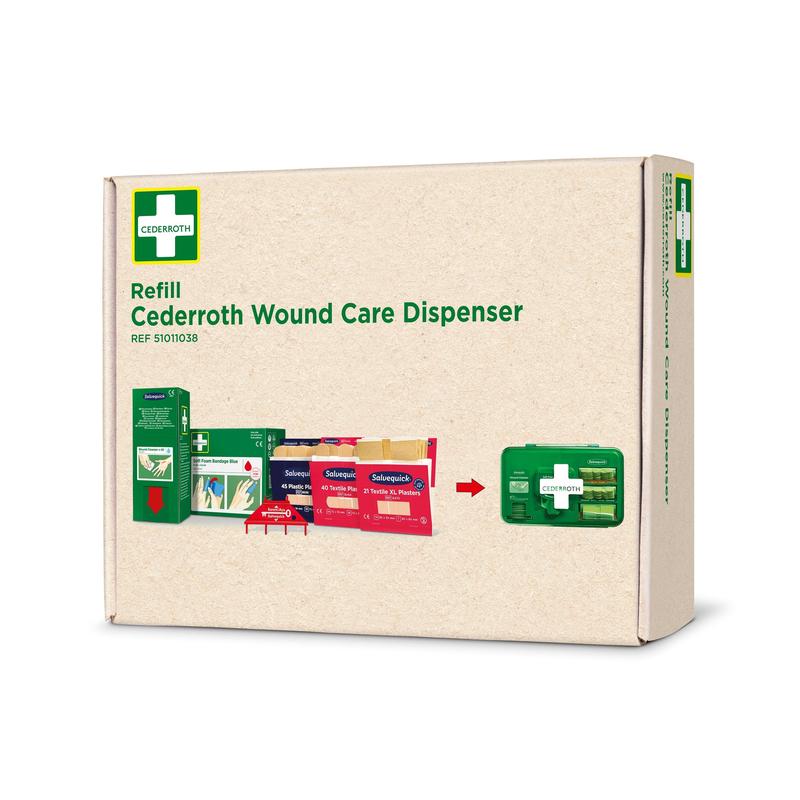 Cederroth first aid nachfüllpackung für cederroth wundpflegespender ref 51011006. | Karton (1 Packung)-zoom-4