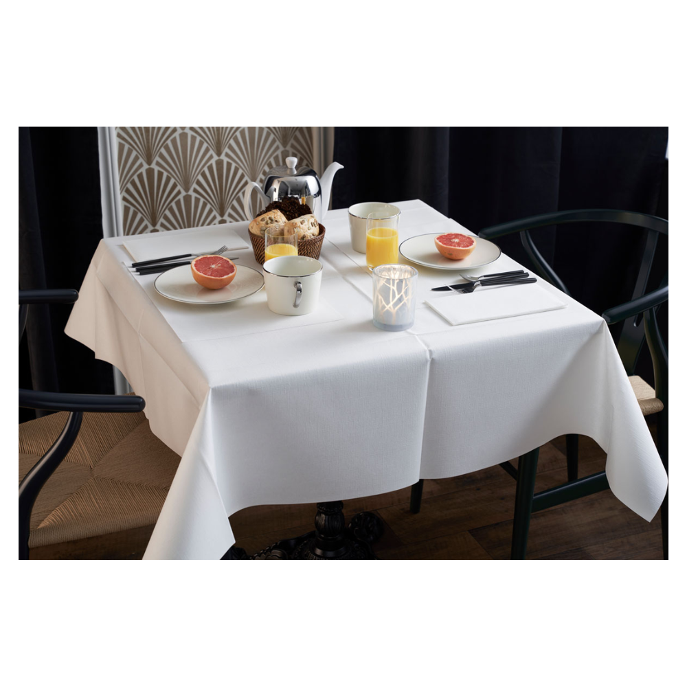 Dunilin Servietten 48x48 cm, weiß - 1/8-Falte | Packung (36 Servietten)-zoom-4