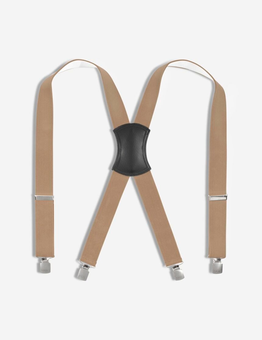 FHB Hosenträger ACHIM elastisch verstellbar mit 4 Metallclips