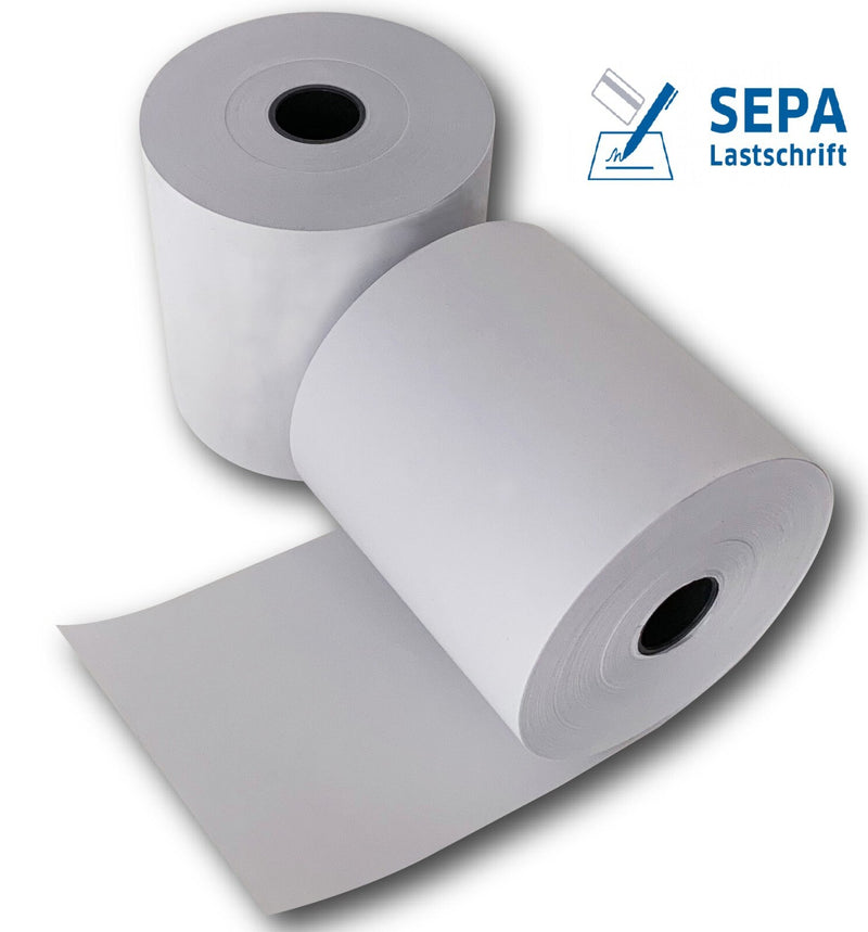 Thermorolle 80/80m/12 SEPA Lastschrifttext-zoom-