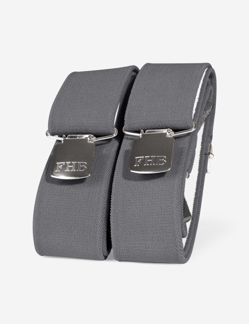 FHB Hosenträger ACHIM elastisch verstellbar mit 4 Metallclips