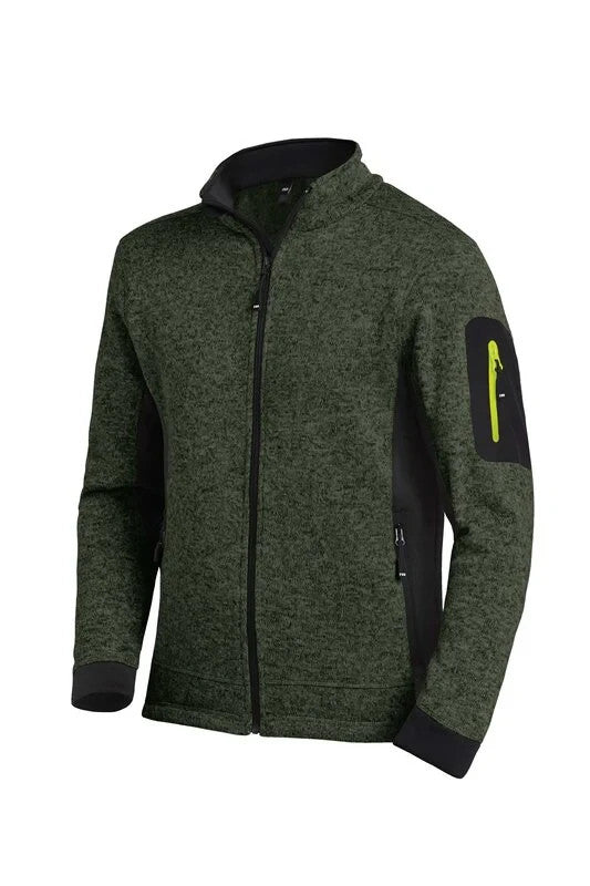 FHB Strick-Fleece-Jacke CHRISTOPH: Praktische Eleganz trifft Komfort