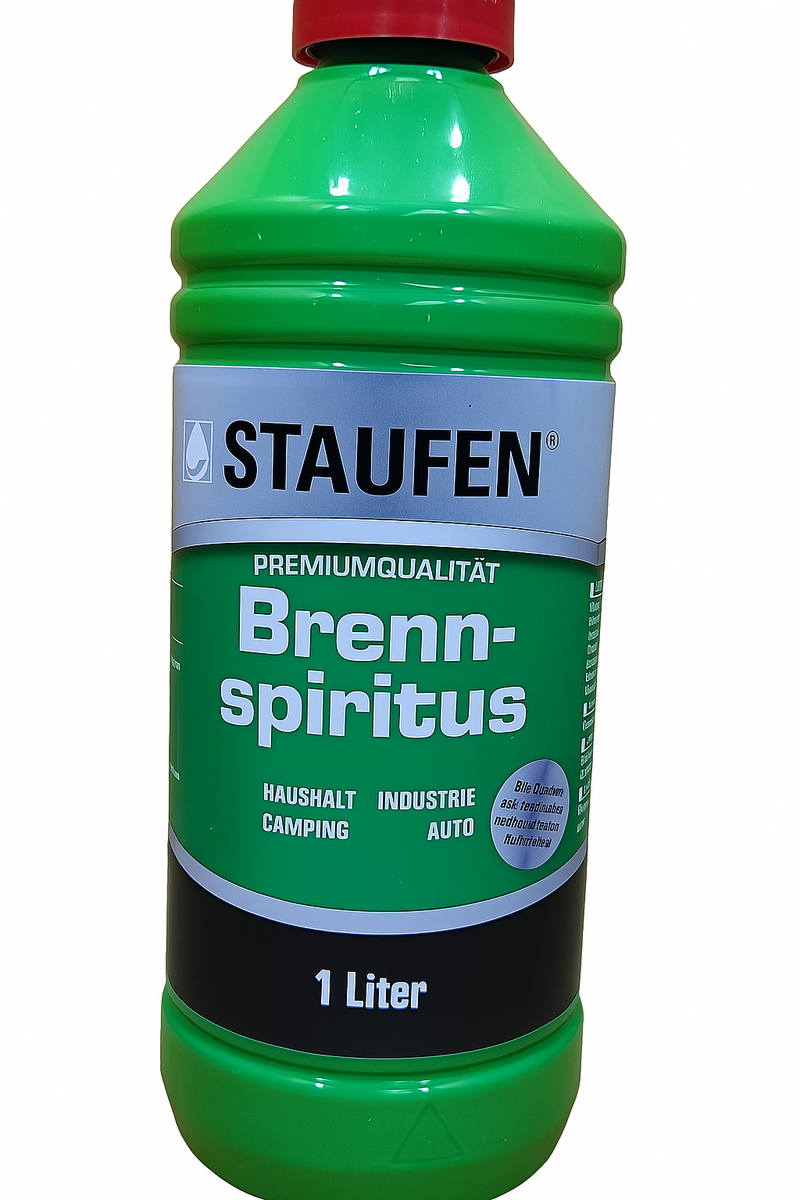 Staufen Brennspiritus 1L – Premiumqualität für Haushalt, Camping & Industrie-zoom-