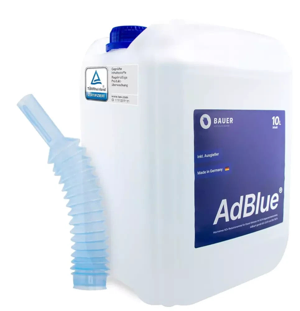 AdBlue® 0,95€ /L in 10L Kanister inkl. Ausgießer| Made in Germany