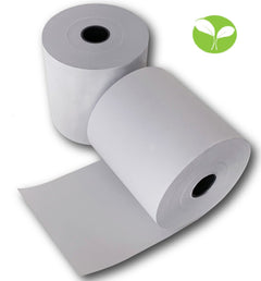 Thermorolle 80/75m/12 blanco BLUE4REST phenolfrei ÖKO blaugrau