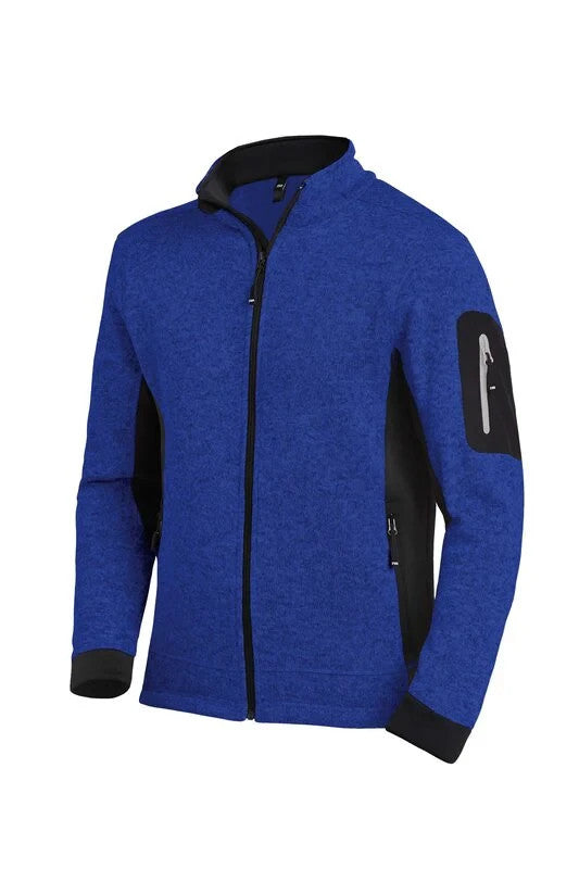 FHB Strick-Fleece-Jacke CHRISTOPH: Praktische Eleganz trifft Komfort-zoom-