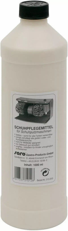 SARO Flüssige Schuhcreme (1L) – Perfekte Pflege für Glatt- und Kunstlederschuhe!