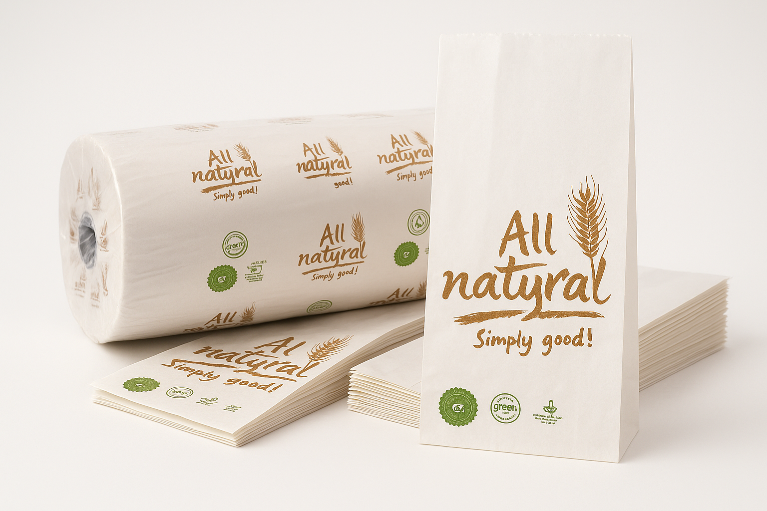 Bäckerbedarf Brötchenbeutel Baguettebeutel Einschlagpapier – versch. Größen