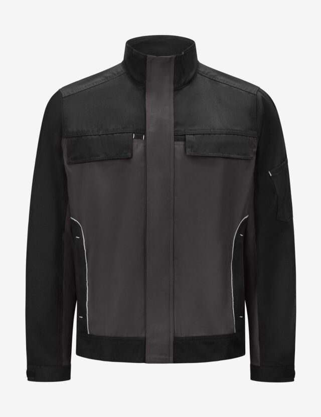 FHB Arbeitsjacke ERNST Twill 300: Deutsche Qualität trifft Funktionalität-zoom-