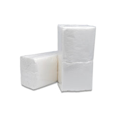 4500 x Prägeservietten 1-lagig 1/4-Falt 33 x 33 cm weiss Premium Serviette 4 Kg