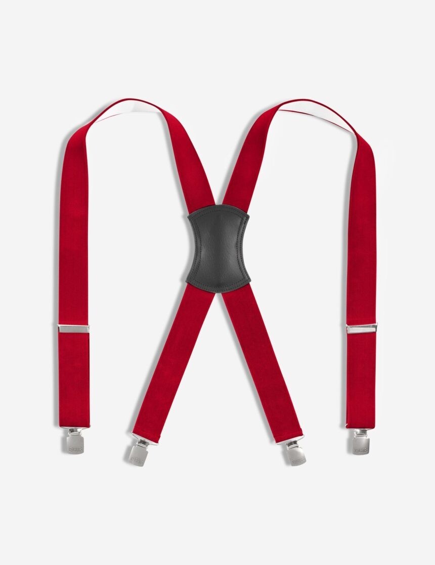 FHB Hosenträger ACHIM elastisch verstellbar mit 4 Metallclips