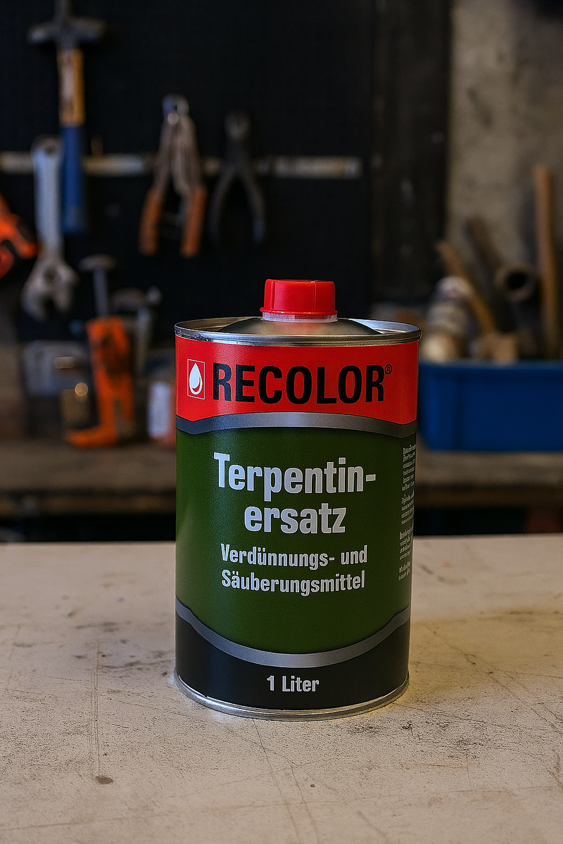 RECOLOR Terpentinersatz 1L – Verdünner & Reinigungsmittel für Pinsel & Farben-zoom-