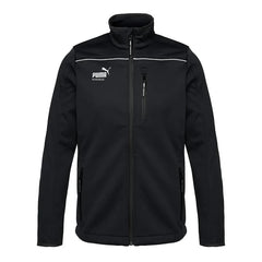 PUMA Workwear Herren Softshell Jacke Schwarz | Arbeitsjacke Winddicht Wasserabw.