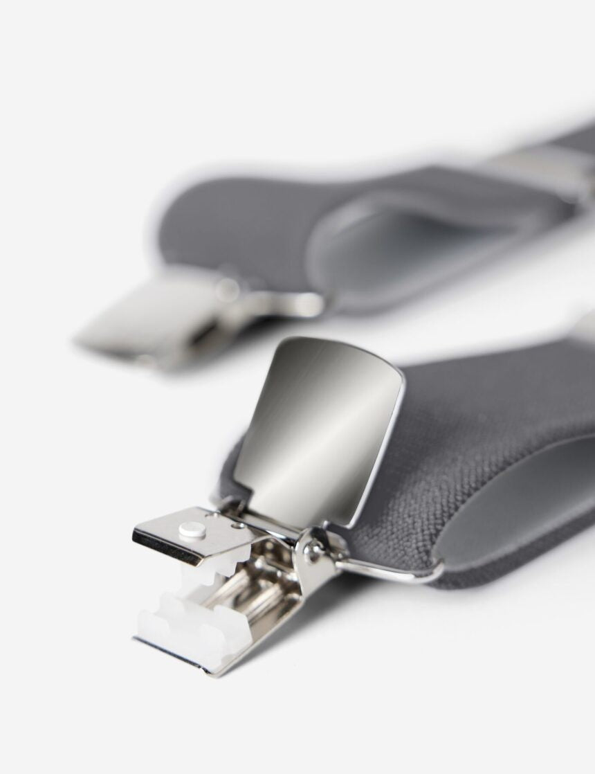 FHB Hosenträger ACHIM elastisch verstellbar mit 4 Metallclips