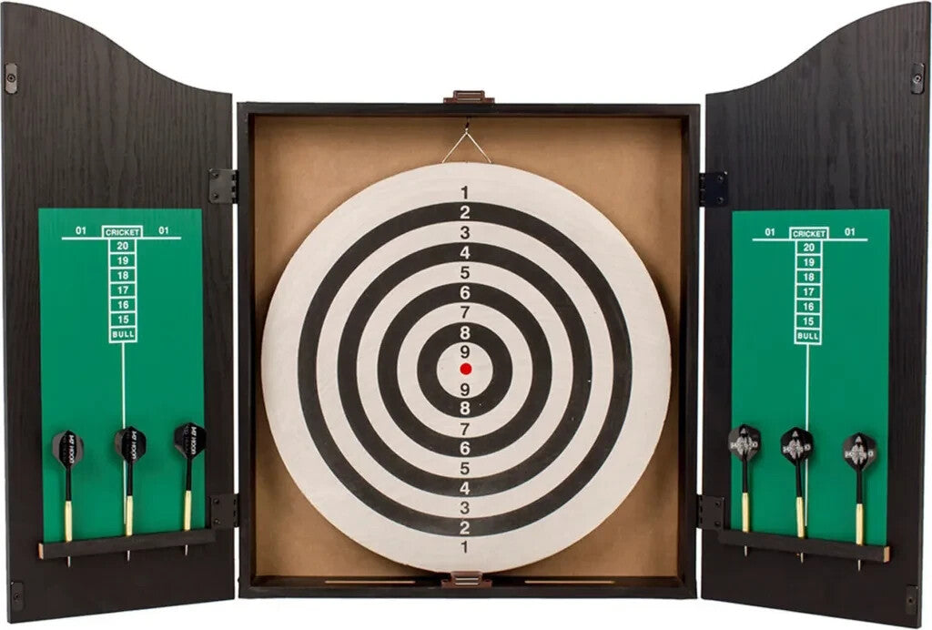 🎯 My Hood Dartboard Set mit Cabinet – Perfekter Dartspaß für Zuhause! 🎯