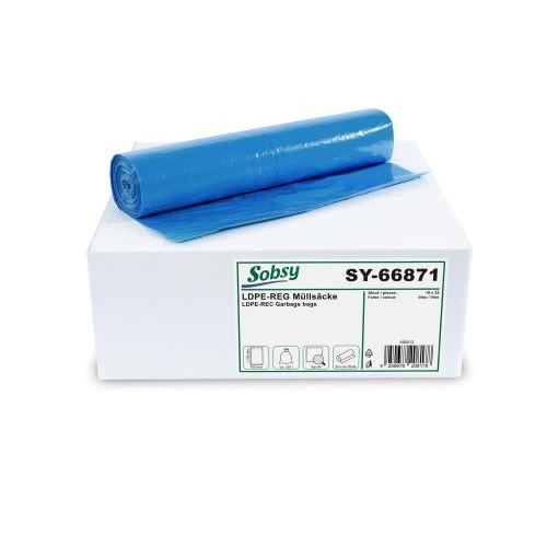 Sobsy LDPE-REG Müllsäcke 250 x 240L, extra stabil & nachhaltig-zoom-