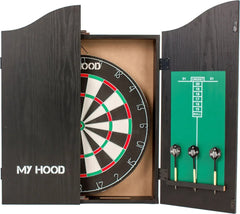 🎯 My Hood Dartboard Set mit Cabinet – Perfekter Dartspaß für Zuhause! 🎯