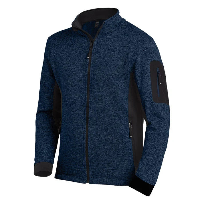 FHB Strick-Fleece-Jacke CHRISTOPH: Praktische Eleganz trifft Komfort-zoom-