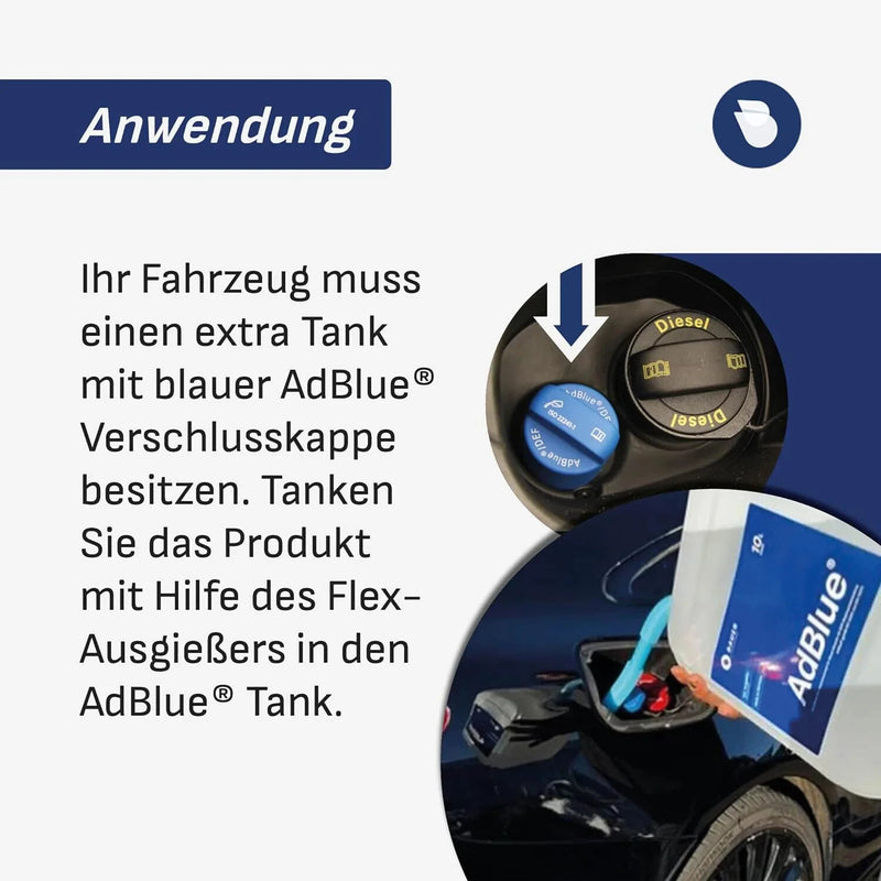 AdBlue® 300L in 10L Kanister inkl. Ausgießer| TÜV-zertifiziert | Made in Germany-zoom-