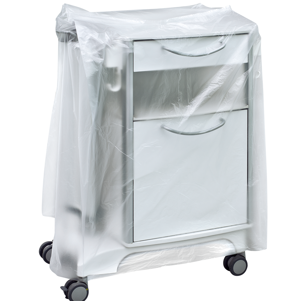 DEISS 59867 - Nachttischhaube 600+500x1000x0,01 mm transparent | Packung (200 Stück)-zoom-1