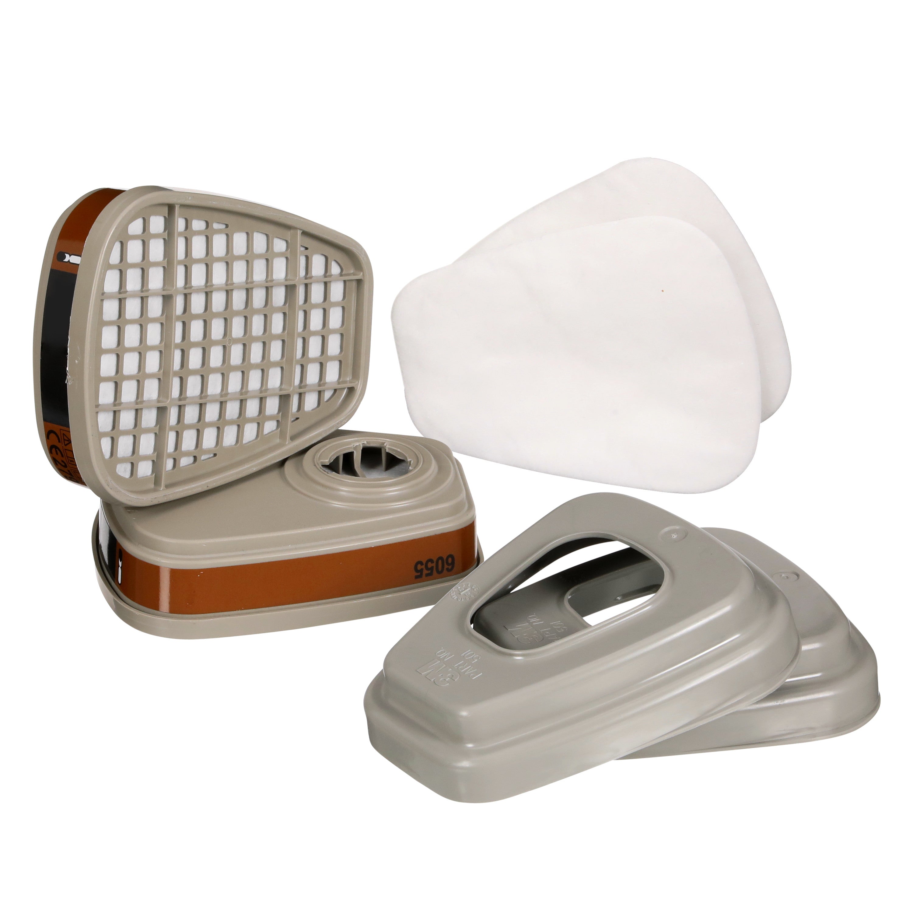 3M™ Filtersatz 6003-1SP, A2P3 organische Dämpfe (2x6055, 2x5935, 2x501) | Packung (1 Stück)-zoom-7
