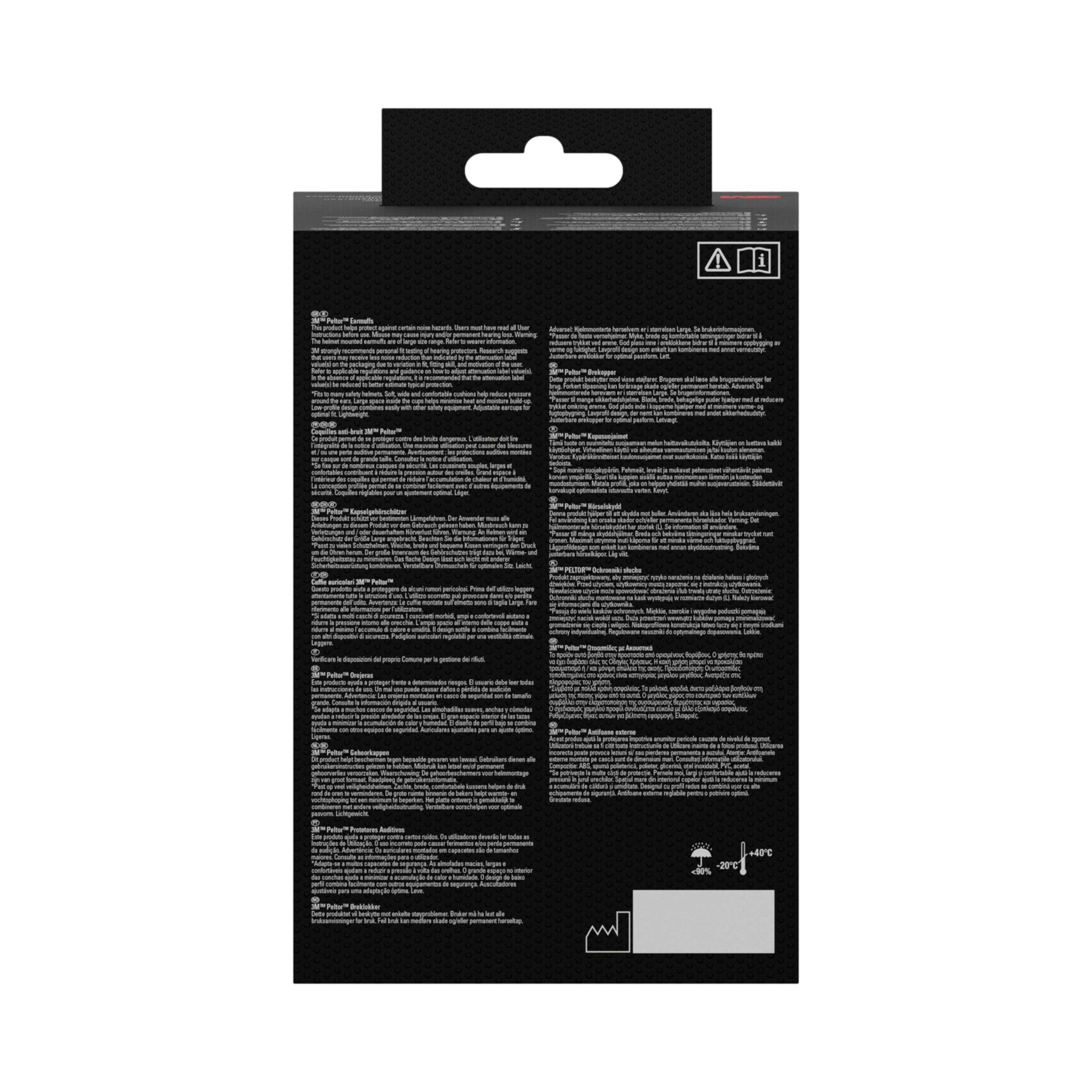 3M™ PELTOR™ Optime™ I Kapselgehörschutz für Schutzhelm H510P3E, SNR-Wert 26 dB, Gelb | Packung (1 Stück)-zoom-4