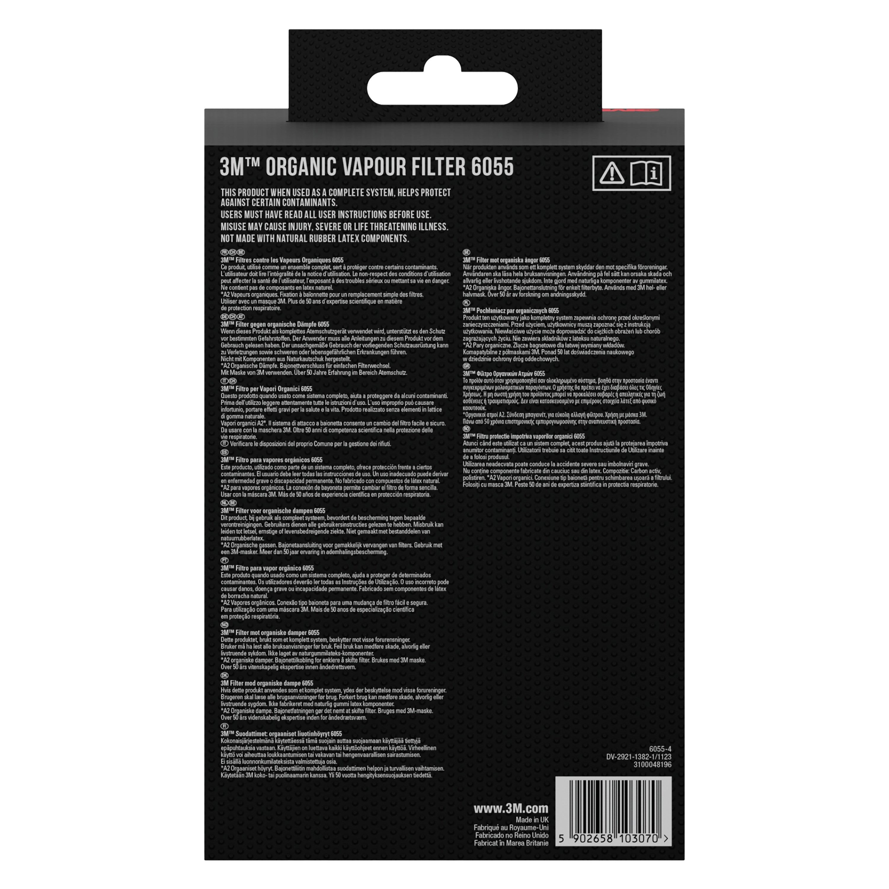 3M™ Filterpatrone 6055, A2 Organische Dämpfe-zoom-5