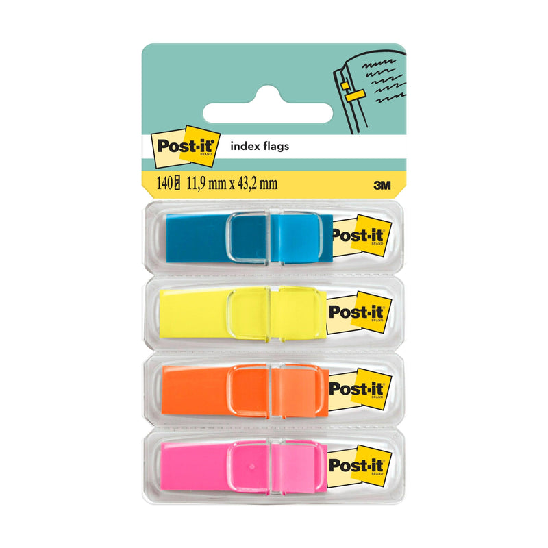 Post-it® Index Haftstreifen, Mini, 11,9 mm x 43,2 mm, 35 Haftstreifen/Spender-zoom-