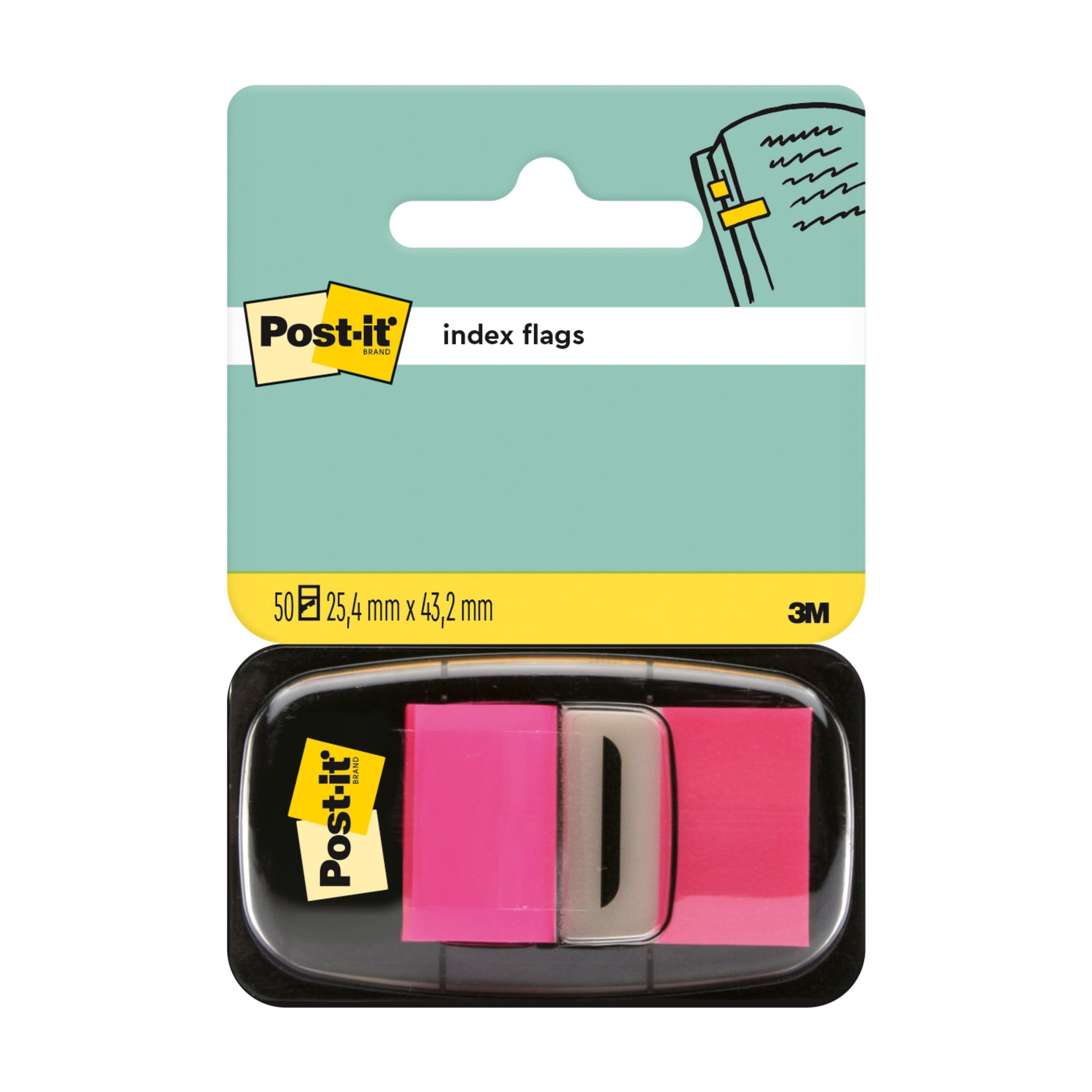 Post-it® Index Haftstreifen, Standard, 25,4 mm x 43,2 mm, 50 Haftstreifen/Spender-zoom-5