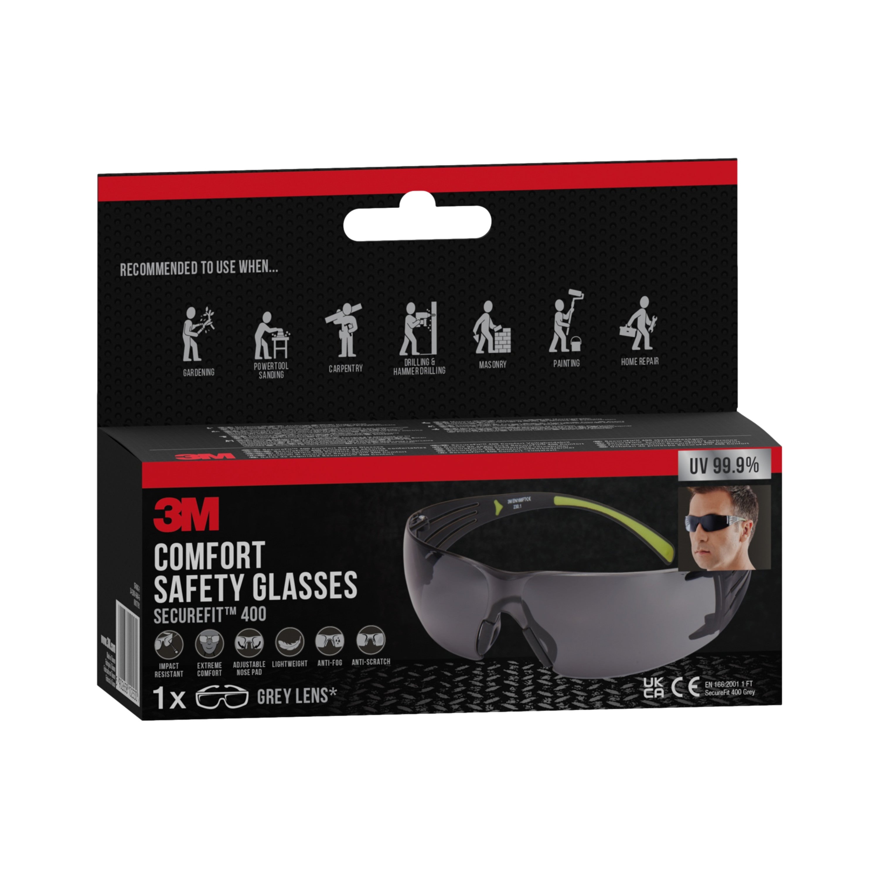 3M™ SecureFit™ Schutzbrille 400-zoom-16