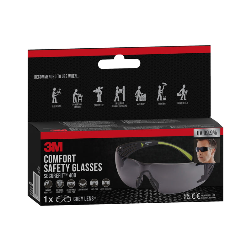 3M™ SecureFit™ Schutzbrille 400-zoom-