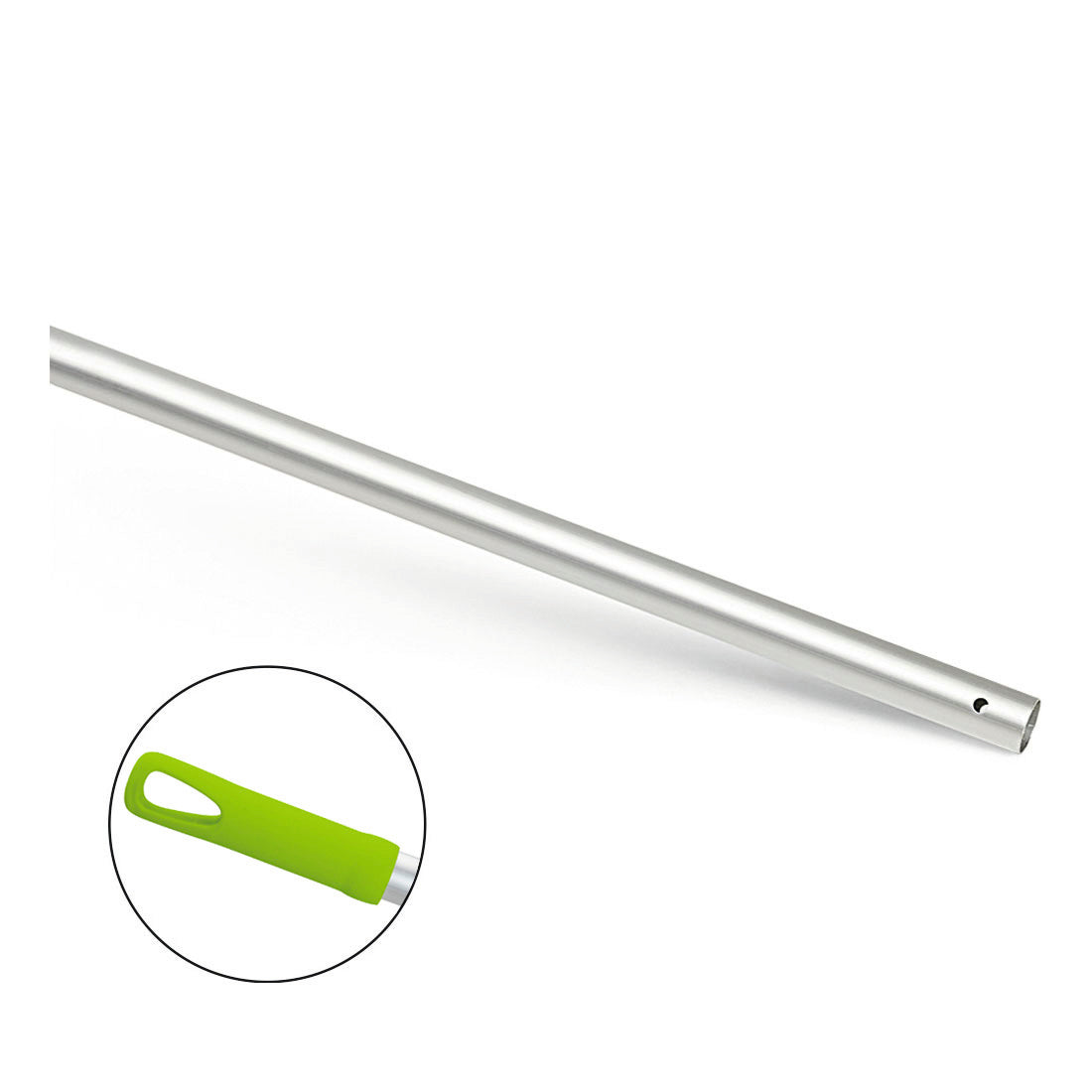 Nölle Profi Brush Aluminium Mopstiel 140 cm, Ø 24 mm mit Querloch | 1 Stück-zoom-1