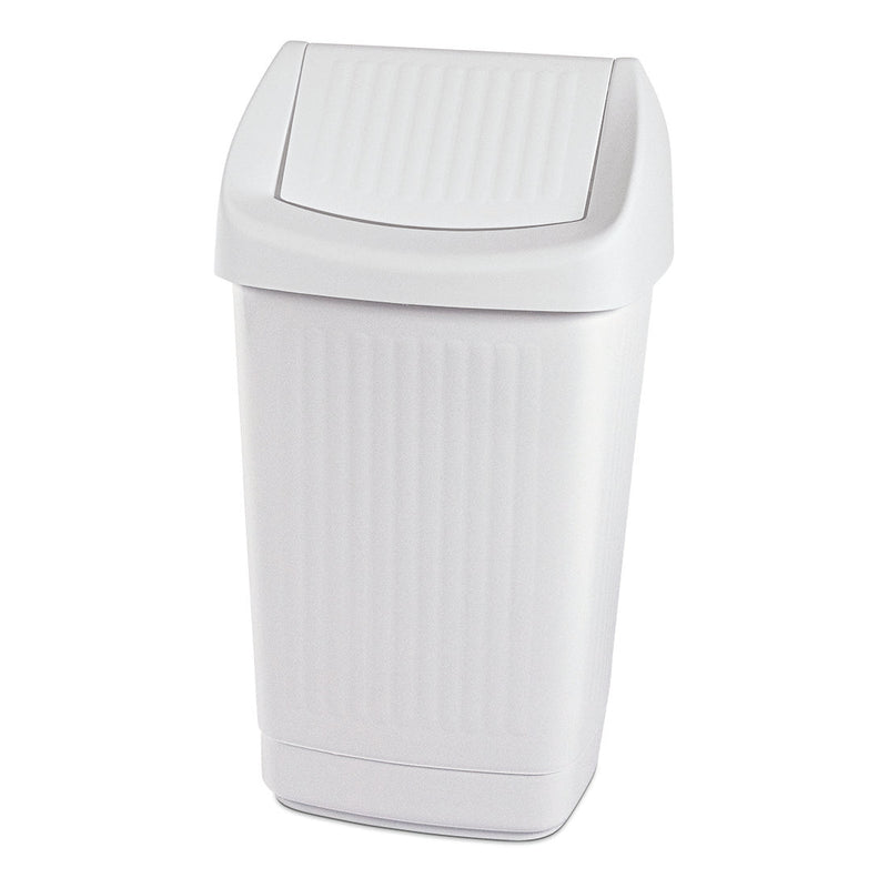 Nölle Profi Brush Schwingdeckeleimer weiß-zoom-