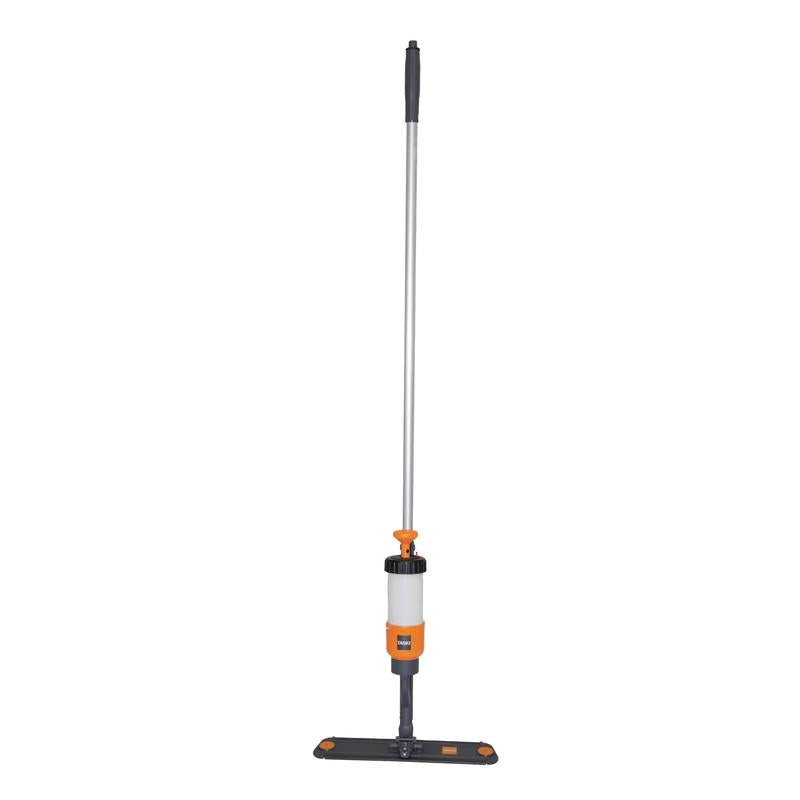TASKI VersaPlus 2.0 Spraymoppgerät 40cm, Vielseitig einsetzbares Spraymoppsystem, 40 cm, inkl. Kletthalter und Druckflasche mit orangefarbene Pumpe | Packung (1 Stück)-1