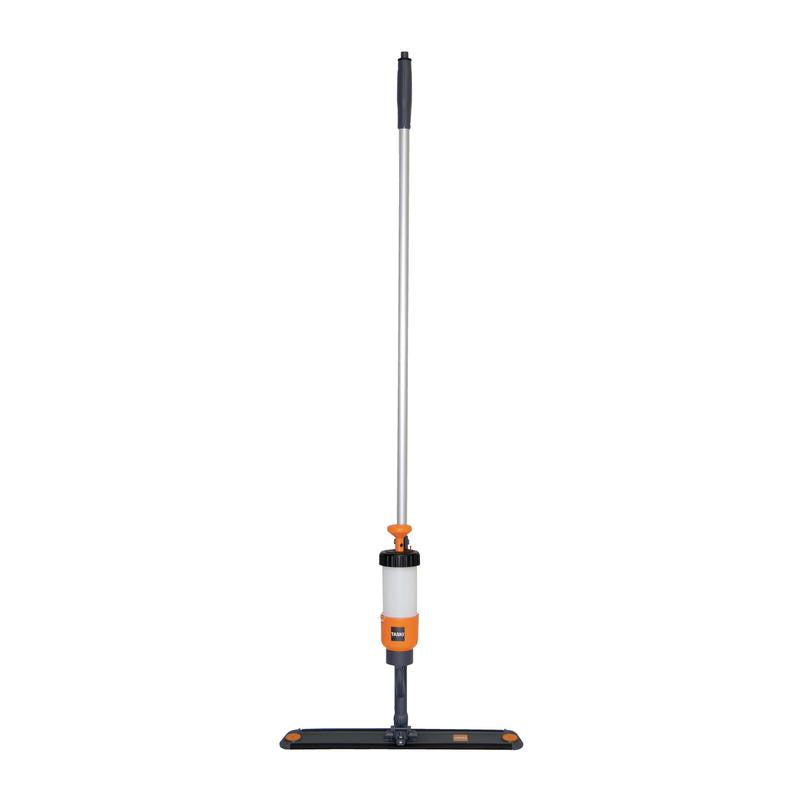 TASKI VersaPlus 2.0 Spraymoppgerät 60 cm, Vielseitig einsetzbares Spraymoppsystem, 60 cm, inkl. Kletthalter und Druckflasche mit orangefarbene Pumpe | Packung (1 Stück)