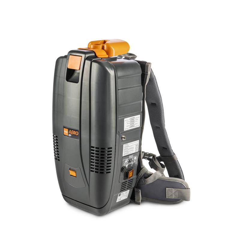 TASKI AERO BP B Li-Ion*, Ultraleichter Rucksacksauger mit Lithium-Ionen Technologie, 3in1 Rucksacksauger für stark überstellte Flächen, ideal für die Treppenreinigung | Packung (1 Stück)