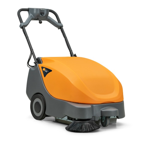 TASKI balimat 2300 RTU, Handgeführte Kehrsaugmaschine für das tägliche Kehrsaugen von mittleren Flächen, inkl. 2 Stück Walzenbürsten, 1 Stück Seitenbesen, 1 Stück Batterien 42.5Ah und Ladegerät | Packung (1 Stück)-zoom-1