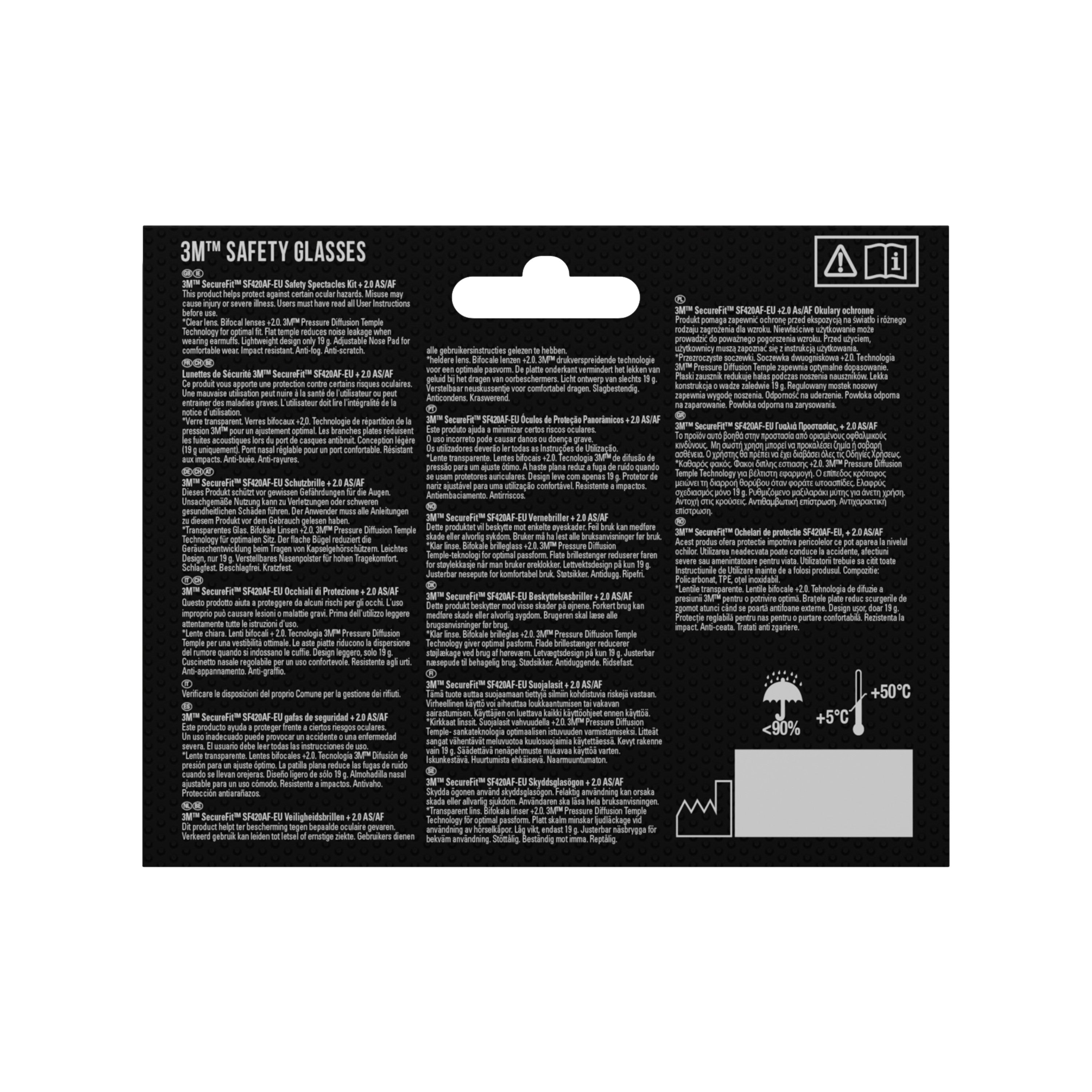 3M™ SecureFit™ Lese-Schutzbrille-zoom-10