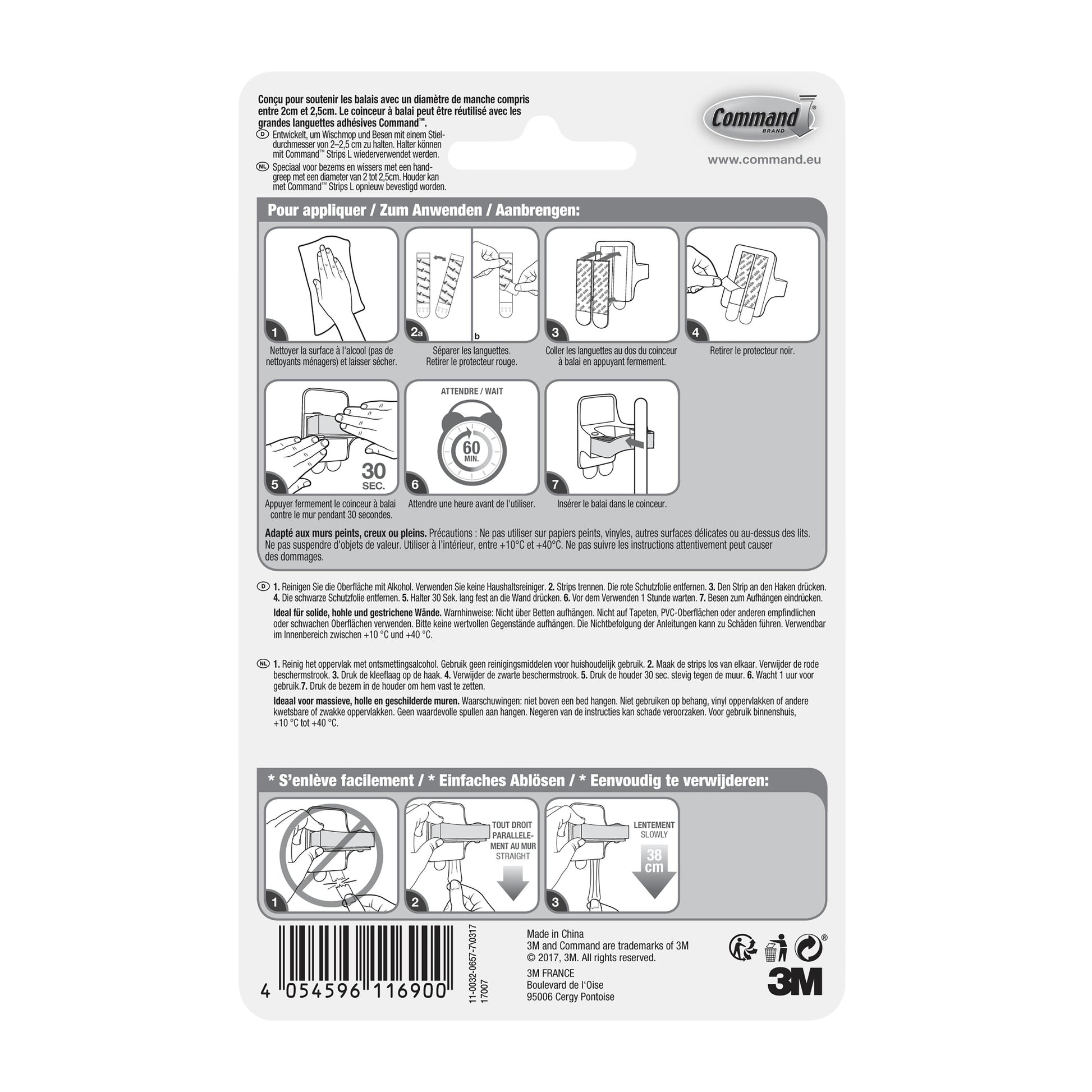 Command™ Besenhalter, 17007-FR | Packung (1 Stück)-4