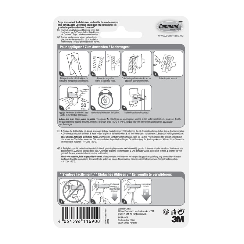 Command™ Besenhalter, 17007-FR | Packung (1 Stück)-zoom-