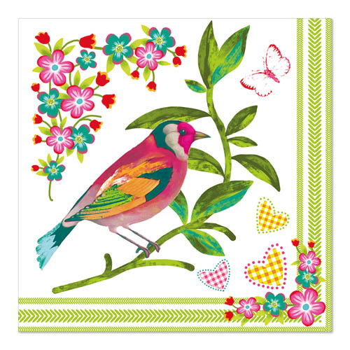 PAPSTAR 20 Servietten, 33 cm x 33 cm 3-lagig 1/4-Falz Design Set 6-7