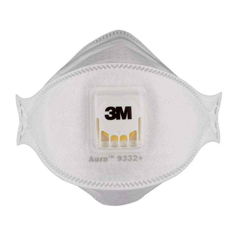 3M™ Aura™ Comfort Cool Flow™ Partikelmaske 9332+, FFP3, mit Ventil-zoom-