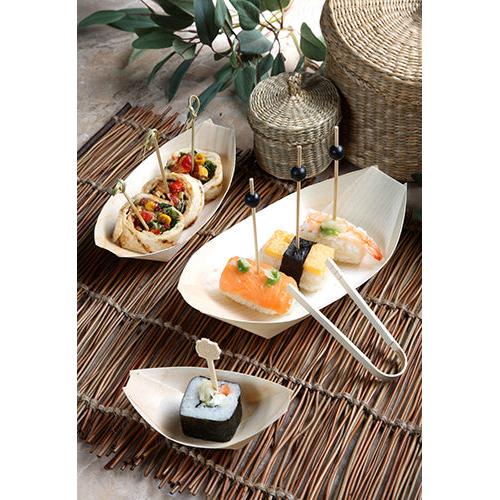 PAPSTAR 50 Fingerfood - Schalen, Holz "pure" "Schiffchen"-zoom-