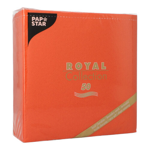 PAPSTAR 50 Servietten "ROYAL Collection" 1/4-Falz 40 x 40 cm nektarine-zoom-6