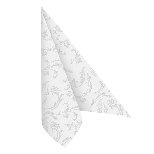 PAPSTAR 50 Servietten "ROYAL Collection" 1/4-Falz 40 x 40 cm weiss-zoom-