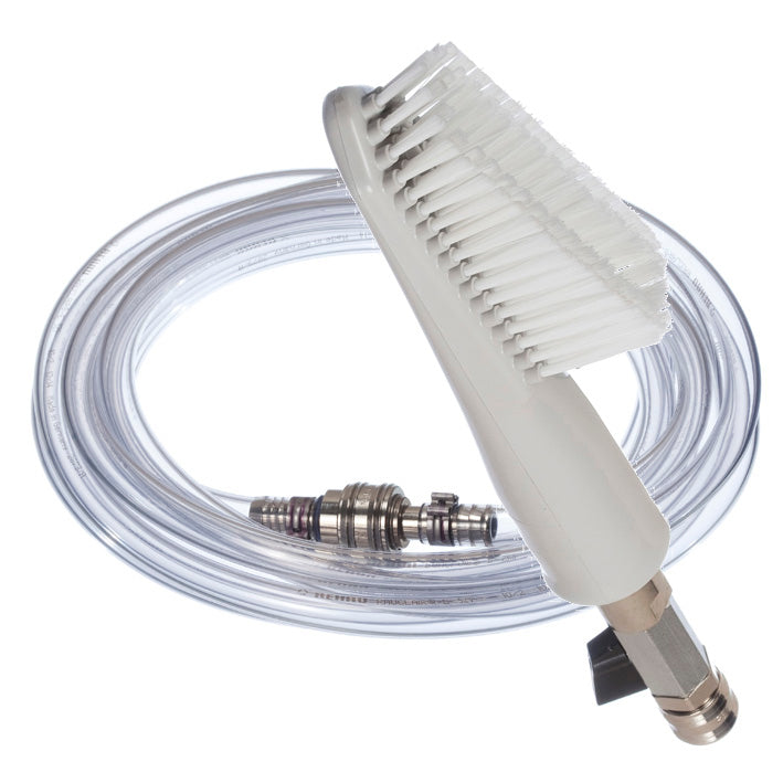 Handshampoonier-Set, Bestehend aus: Bürste und Schlauch, für TASKI ergodisc 165/duo | Packung (1 Stück)-zoom-