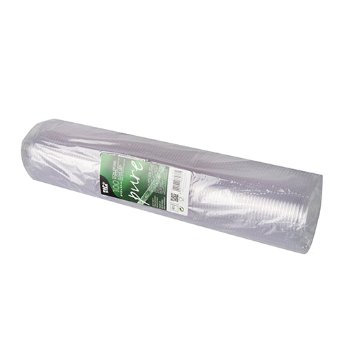 PAPSTAR 100 Dom-Deckel, PLA "pure" rund Ø 9,5 cm · 4,5 cm glasklar-zoom-