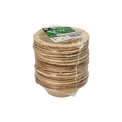 PAPSTAR 25 Schalen, Palmblatt "pure" rund-zoom-18