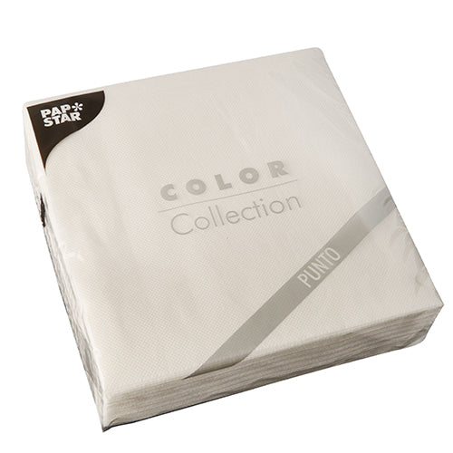 PAPSTAR 30 Servietten, 2-lagig "PUNTO" 1/4-Falz 38 cm x 38 cm-1