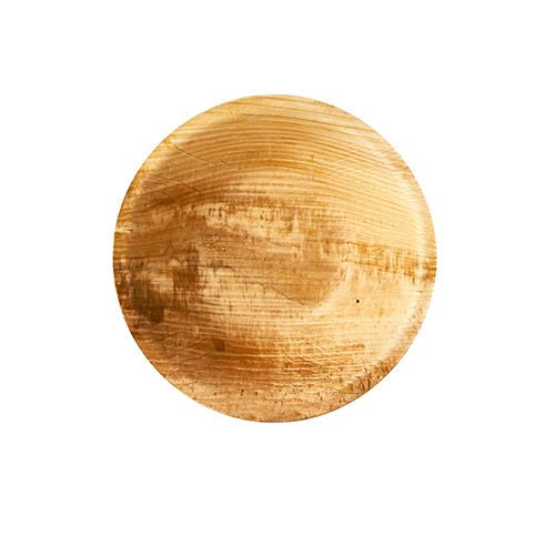 PAPSTAR Schalen aus Palmblatt "pure" rund, 13 cm, umweltfreundlich | Schrumpffolie (6 Stück)-1